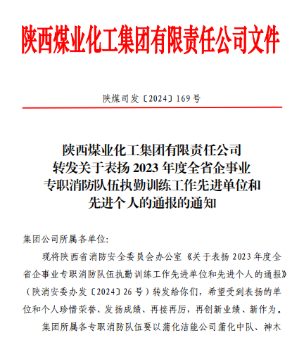 喜訊！漢鋼公司應(yīng)急救援中心榮獲多項殊榮